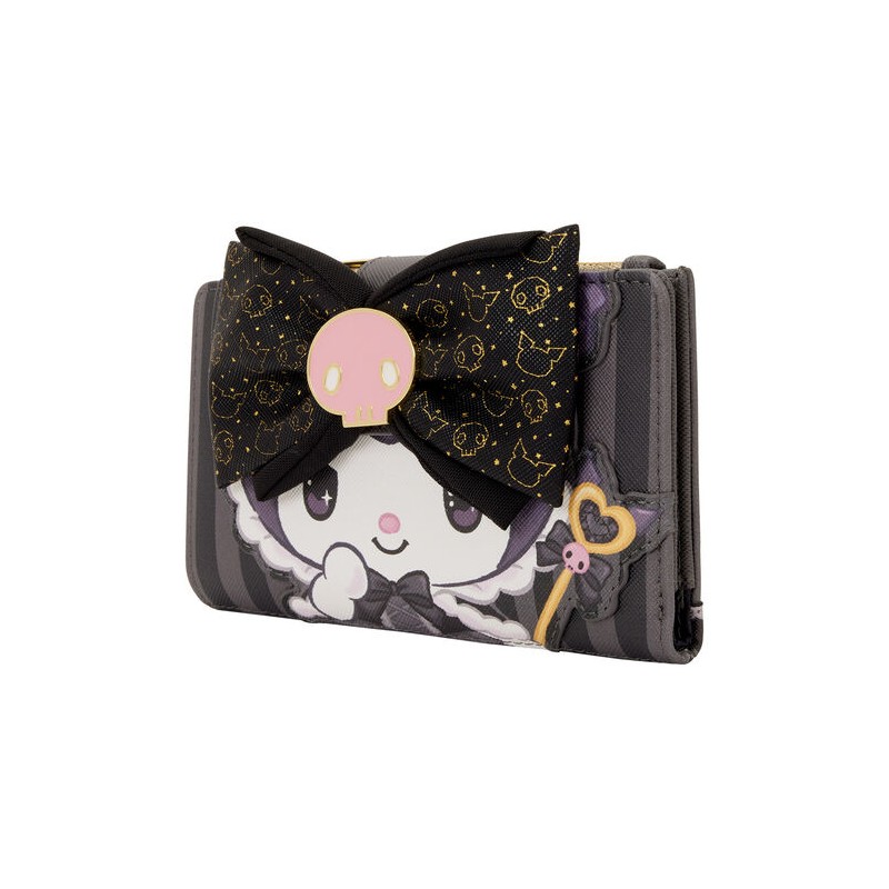 Loungefly Sanrio - Portafoglio Kuromi Ventesimo Anniversario SANWA1045 Loungefly Sanrio - Portafoglio Kuromi Ventesimo Anniversario SANWA1045